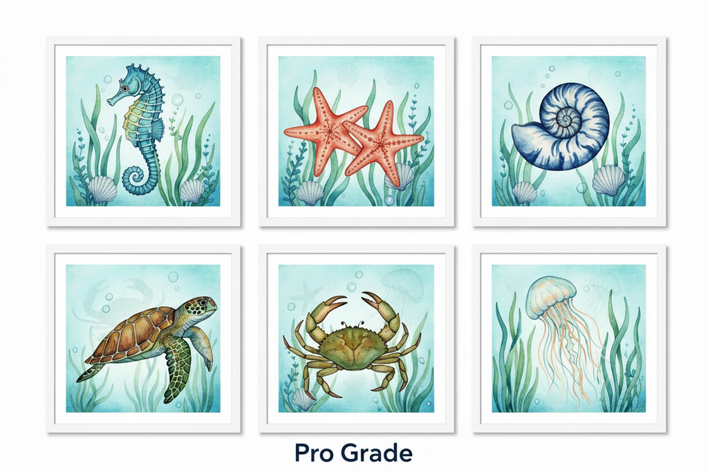 Swedish Dishcloths – Sea Animals Set of 6