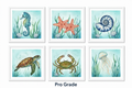 Swedish Dishcloths – Sea Animals Set of 6